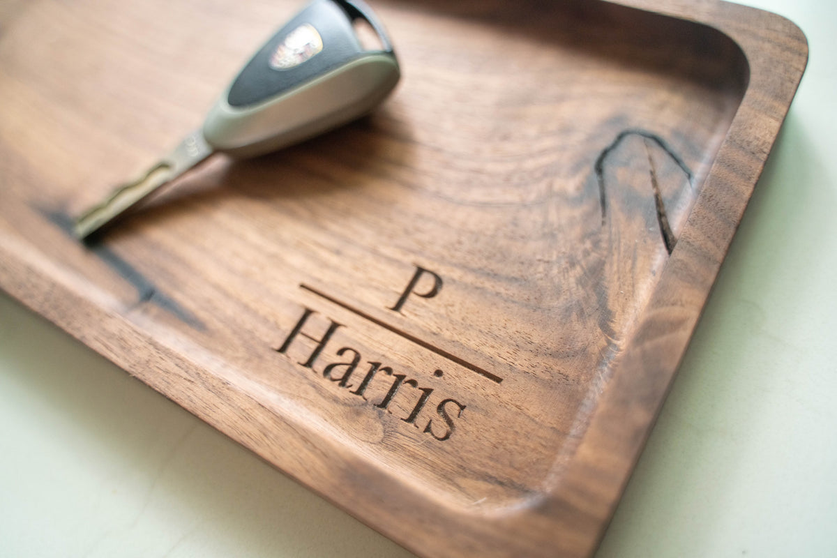 Custom Wood Catch All Trays and Serving Boards