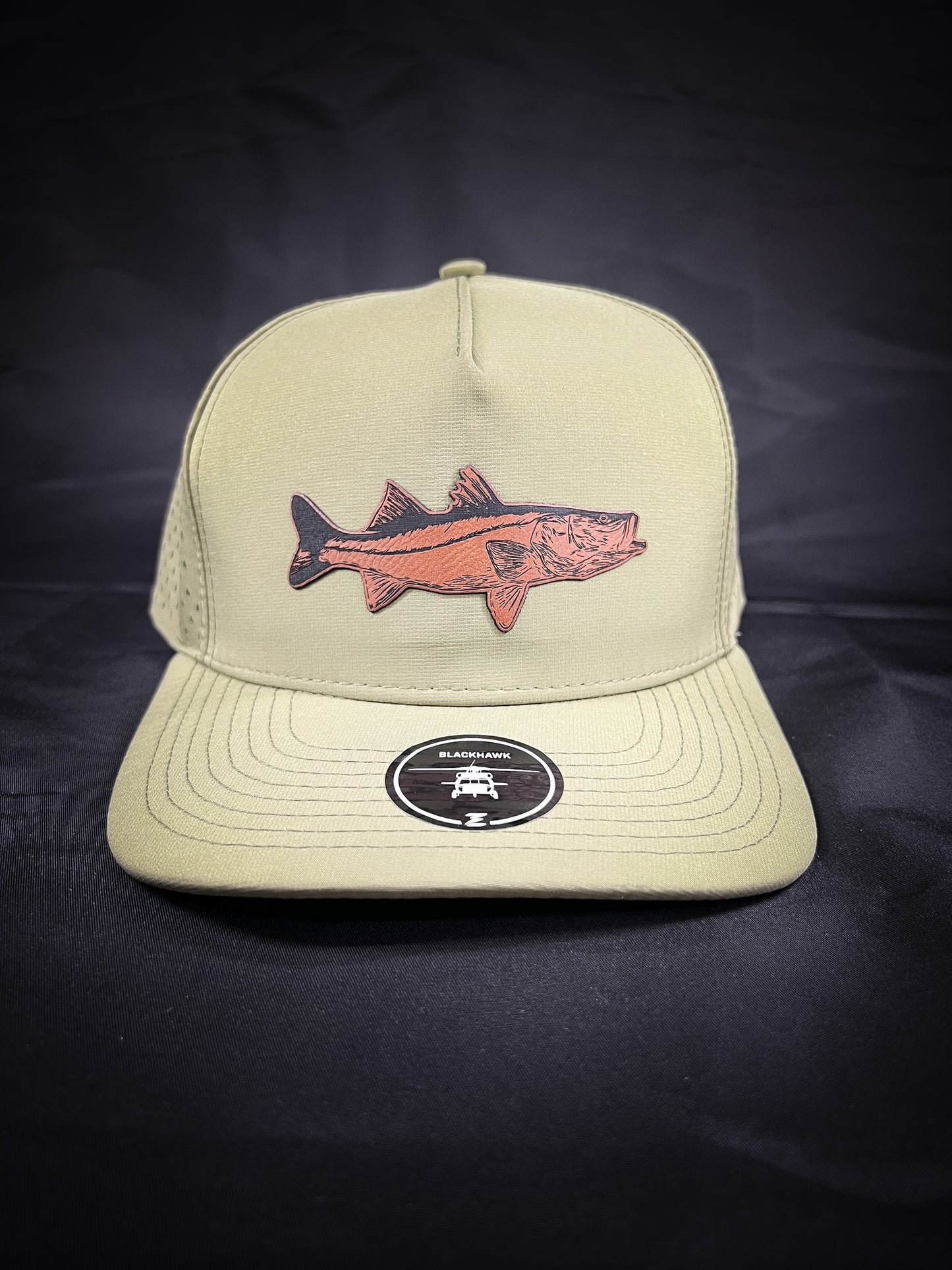 Zapped Blackhawk 5 panel performance snook hat