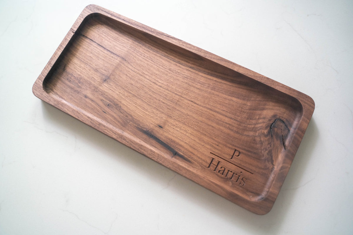 Custom Wood Catch All Trays and Serving Boards