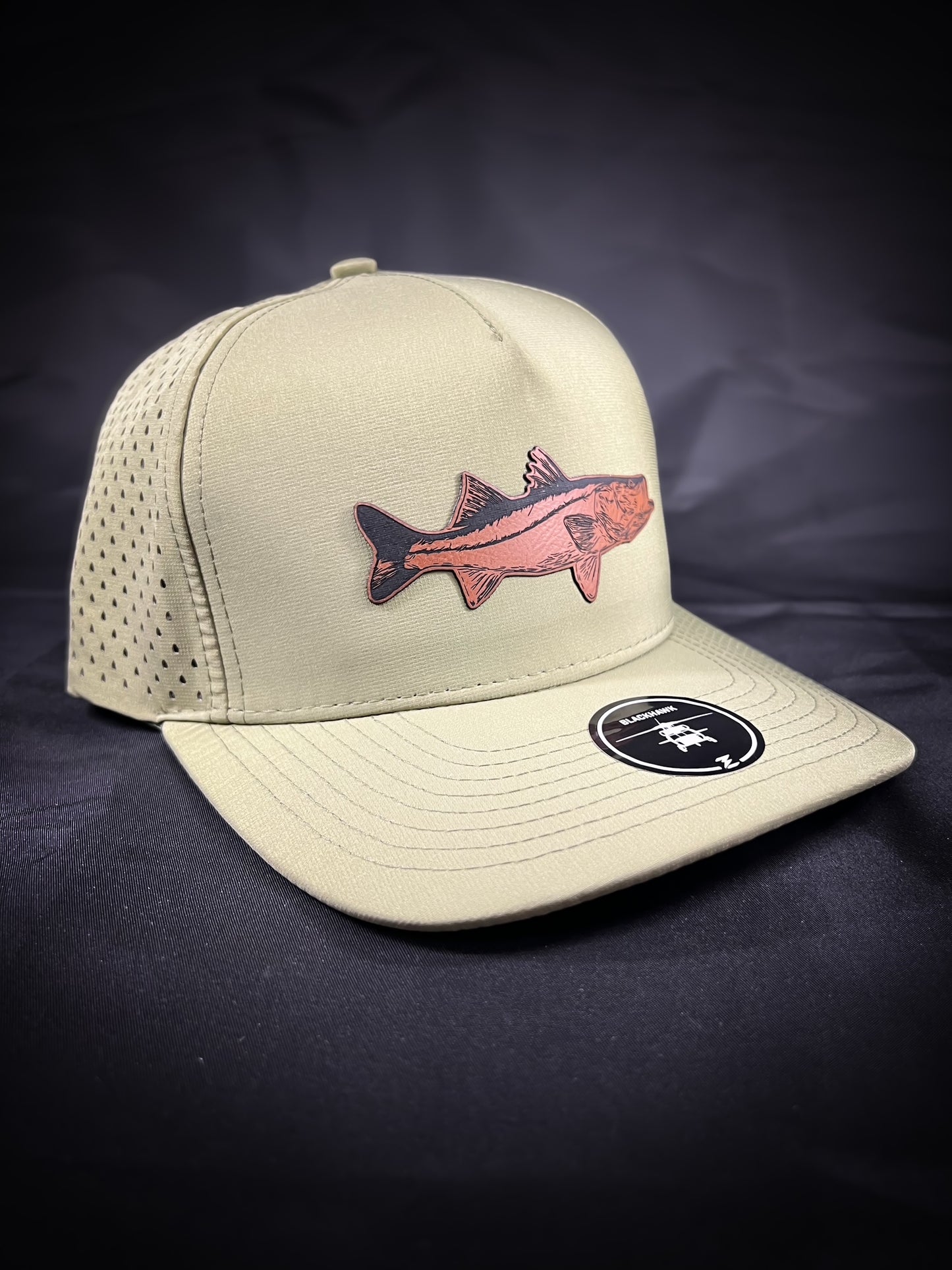 Zapped Blackhawk 5 panel performance snook hat