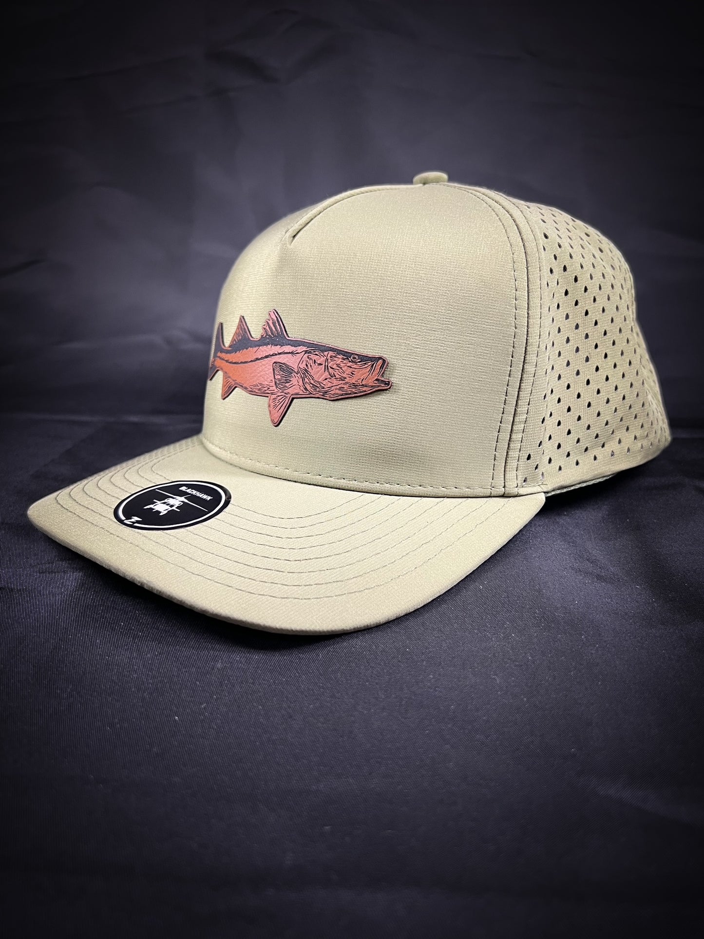 Zapped Blackhawk 5 panel performance snook hat