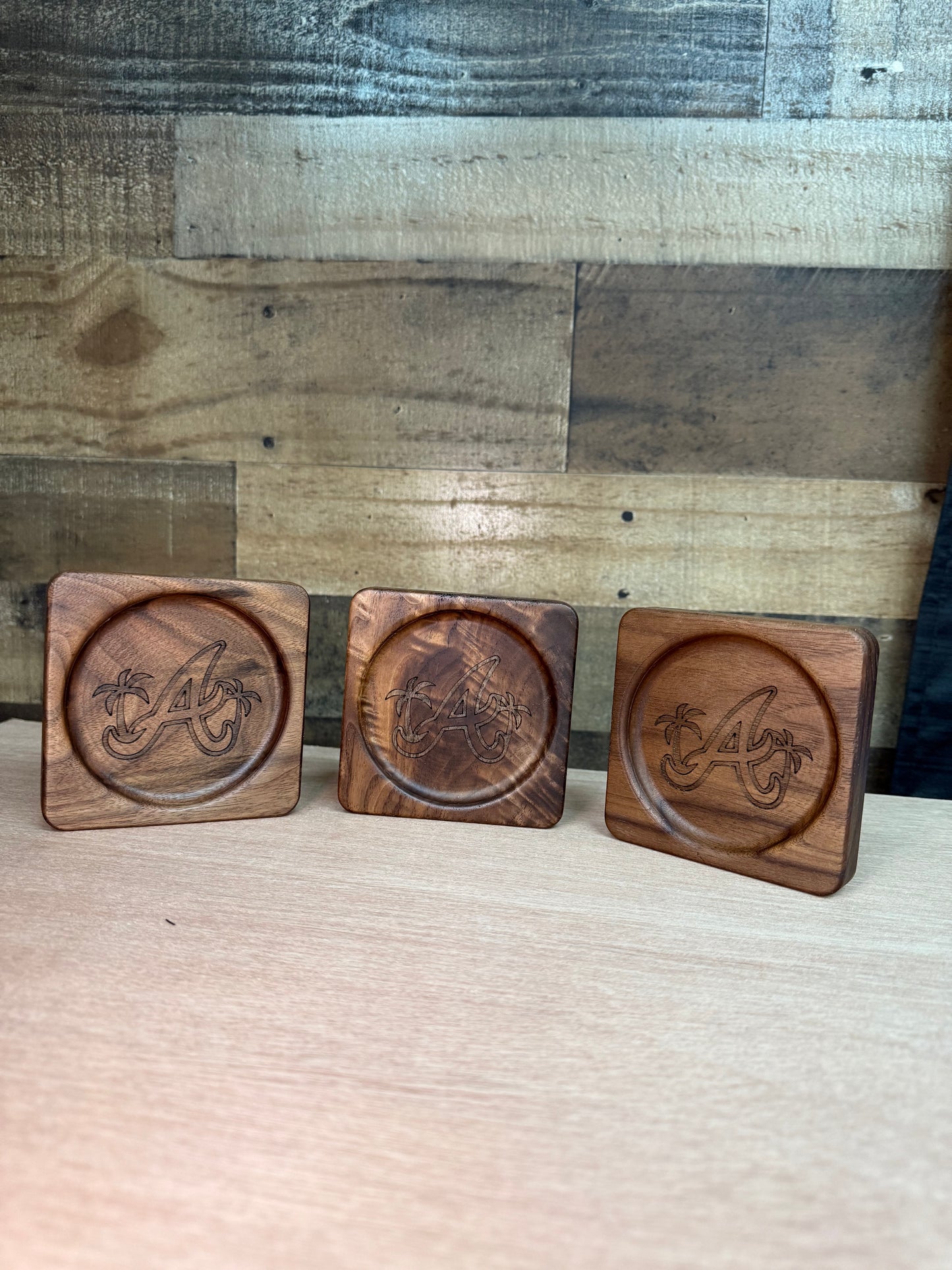 Custom Wood Coasters - Gallery Example